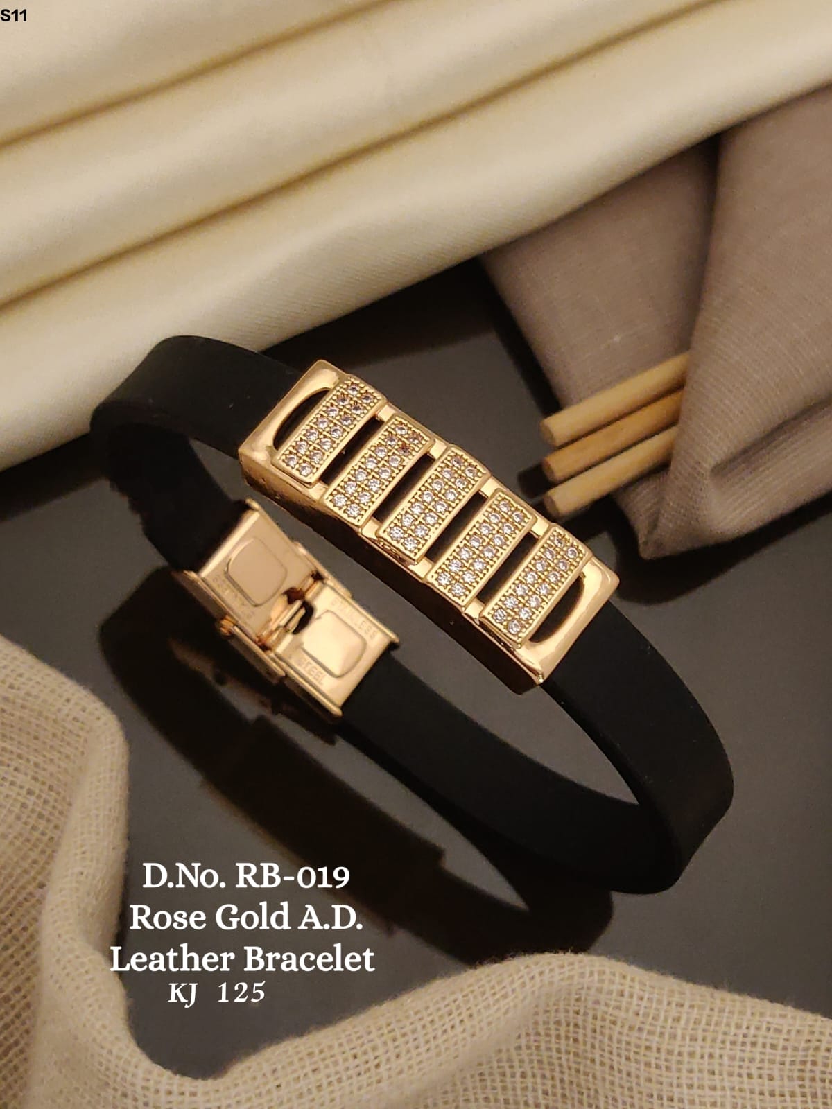AD Leather Belt  Bracelet
